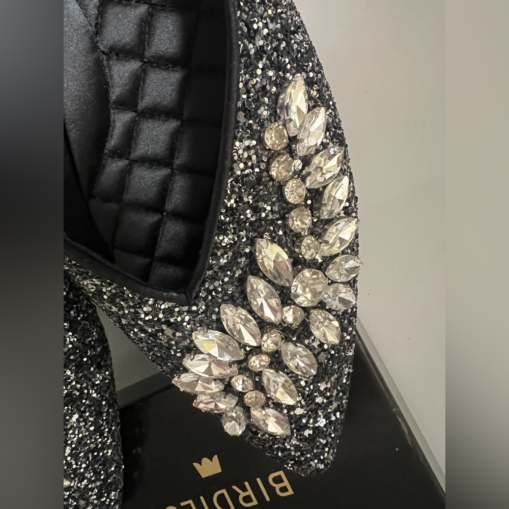 THE SWAN
Jeweled Gunmetal Sparkle 9.5 Birdies - Picture 10 of 12
